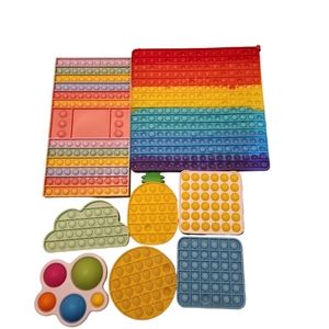 Fidget Toys, Pop Bubble Sensory Fidget Toy Bundle- Various Sizes
